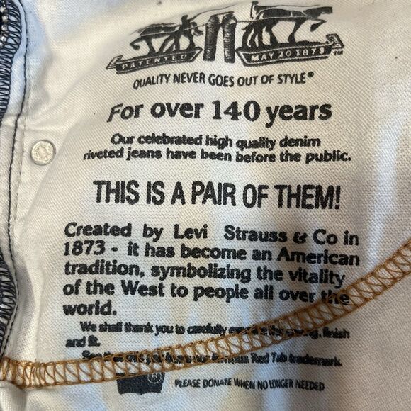 Levi’s 550 Relaxed Jeans W42 L30 – Unisex Baggy 90s Streetwear Denim - Picture 10 of 13